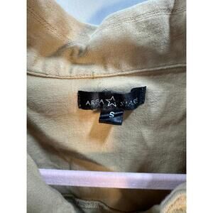 Area Stars Brown Cotton Abby Jacket Size S